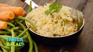 वेजिटेबल पुलाव Vegetable Pulao by Tarla Dalal [upl. by Niuq]