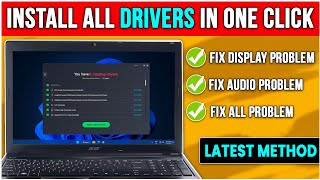 How to Install All Drivers in One Click  PCLaptop 2024🤯Fix All Issues ✨2 Ways to Install🖥️💻 [upl. by Jordana328]