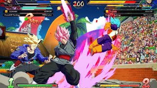 DRAGON BALL FighterZ NO Faather Trunks Goku Black Hit vs SSB Vegeta Gogeta DBS Broly [upl. by Lelah]