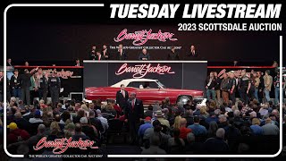 2023 SCOTTSDALE TUESDAY LIVESTREAM  Tuesday January 24 2023  BARRETTJACKSON 2023 AUCTION [upl. by Heinrik]