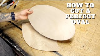 How To Cut a Perfect Oval Table Top EVERY TIME [upl. by Biggs]