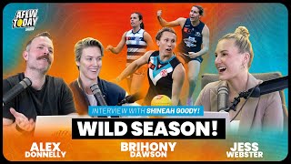 AFLW Rd 3 Wrap  Jess Webster on Dominant Blues amp Crazy Draw  Port Star Shineah Goody Interview [upl. by Monjo]