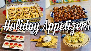 EASY PARTY FOOD IDEAS  Holiday Recipes  December 2023 [upl. by Anerac]