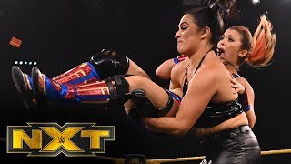 Tegan Nox vs Raquel Gonzalez WWE NXT April 15 2020 [upl. by Yelsehc]