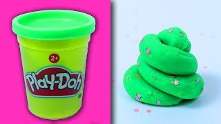 SLIME Z PLAYDOH Testuję slime bez kleju i boraksu [upl. by Cynthie]