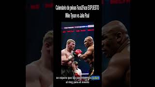 Calendario de peleas Face2Face EXPUESTO Mike Tyson vs Jake Paul [upl. by Hafital]