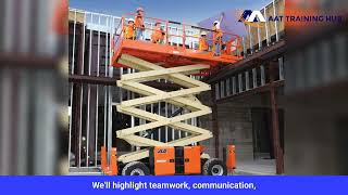 Professional scissor lift operations training [upl. by Tenneb]