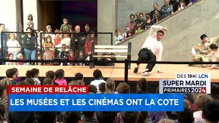 Semaine de relâche les musées et les cinémas ont la cote  reportage [upl. by Lleznol208]