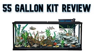 55g Top Fin Aquarium Starter Kit Review [upl. by Flinn]