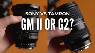 Battle of the Best Selling Zoom Lenses  Sony 2470 GM II vs Tamron 2875 G2 [upl. by Airamzul]