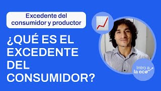 ¿QUÉ ES EL EXCEDENTE del CONSUMIDOR y EXCEDENTE del PRODUCTOR [upl. by Ahlgren]