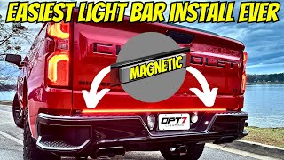 Easiest Tailgate Light Bar to Install Ever OPT7 Redline Series [upl. by Sesom]