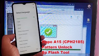 Oppo A15 CPH2185 Pattern Unlock By Sp Flash Tool  2023 [upl. by Cheria]