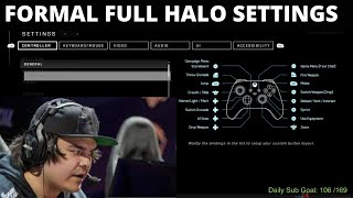 Formals New FULL Halo Infinite Controller Settings [upl. by Helbona588]