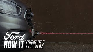 How to locate and use the towing eye  How It Works  Ford Ireland [upl. by Hinze]