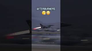 Afterburners 😳😮‍💨  aviation avgeeks flight planes pilot afterburner [upl. by Malsi]