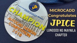 JPICE AutoCAD Design Competition 2018 l Lungsod ng Maynila Chapter [upl. by Imray]