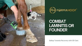 How to help horses during their laminitis or founder rehab with FormaHoof [upl. by Dnalsor]