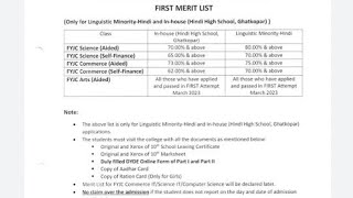 FYJC First Merit List 2024  1st Provisional Allotment Cut off 2024 [upl. by Orman990]