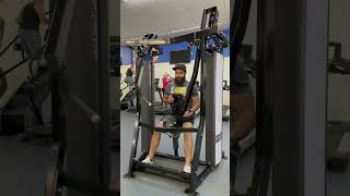 Chest Supported Single Arm Supinated Grip Machine Row [upl. by Ynafit]