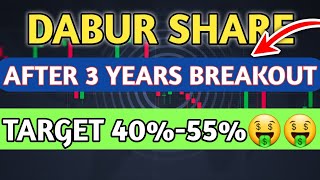 DABUR SHARE after 3 years breakout  dabur share latest news  best stocks in 2024 [upl. by Gnilhsa556]