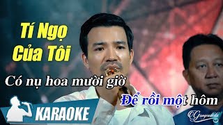 Karaoke Tí Ngọ Của Tôi  Bùi Kiên Tone Nam  Nhạc Vàng Bolero Karaoke [upl. by Reprah959]