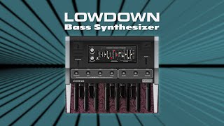 Lowdown Bass Synthesizer  Cherry Audio [upl. by Gardas443]