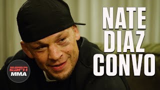 Nate Diaz exclusive interview on return Conor McGregor rivalry  UFC 241  ESPN MMA [upl. by Meisel]