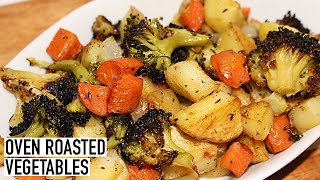 EASY OVEN ROASTED VEGETABLES RECIPE [upl. by Tega]