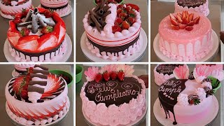 10 ideas para decorar tortas de fresas con chocolate [upl. by Yerd8]