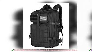 ✔️45L Man Tactical Backpacks HkingTraveling Bags Survival Outdoor 3P Assault Pack EDC Molle [upl. by Lucila883]