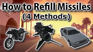 4 Ways to Refill Missiles on Oppressor MkII Deluxo Stromberg amp Any Weaponized Vehicle  GTA Online [upl. by Notgnirra]