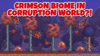 How to have Crimson and Corruption in Same World in Terraria [upl. by Atthia]