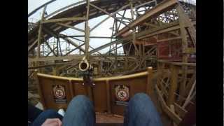 Wodan Timburcoaster Onride  Europapark 2012 [upl. by Lamej252]