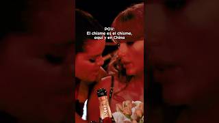 selenagomez y taylorswift en pleno chisme en los goldenglobeawards2024 [upl. by Lednik346]