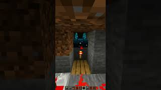 Minecraft Secret Entrance🤫 shortfeed minecraft [upl. by Dirraj]