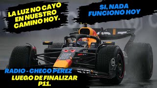 Radio Subtitulado Checo Pérez Luego de Finalizar en P11 en el GP de Brasil F1 radio [upl. by Sheree]