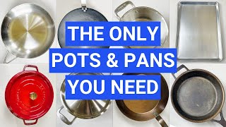 Cookware Essentials 9 Pots amp Pans You Need and 4 You Don’t [upl. by Eilyk152]