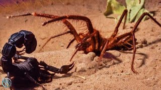 SOLIFUGE  CAMEL SPIDER ─ Murderous Speed Demon of the Desert [upl. by Ryley]