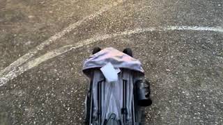 Jeep PowerGlyde Stroller by Delta Children Lightweight Travel Stroller Review [upl. by Reiche75]