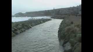 River Carron Soliton waves at Stonehaven Scotland Stonehven Flood Group [upl. by Jeremiah]