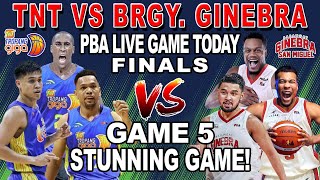 BRGY GINEBRA vs TNT Game 5 Finals  PBA Live Full Game Today  Stunning Game 2K24 [upl. by Infield]