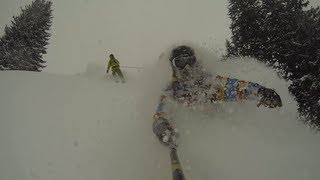 Deep Powder Skiing Austria 50quot  A weekend at Fieberbrunn [upl. by Aylward]