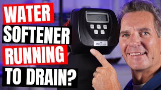 WATER SOFTENER Troubleshooting – CONSTANTLY DRAINING [upl. by Atikin]