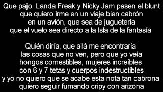 Efecto secundario remix  Landa Freak Ft Nicky Jam y Alberto Stylee LETRA  LYRICS [upl. by Merola]