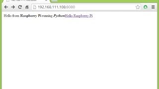 Create a simple custom HTTPServer with Python on Raspberry Pi [upl. by Pulcheria]