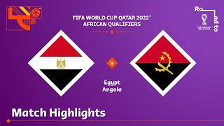 Egypt v Angola  FIFA World Cup Qatar 2022 Qualifier  Match Highlights [upl. by Doi]