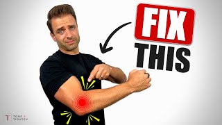 STOP Elbow Pain How To Fix Tennis Elbow Lateral Epicondylitis [upl. by Leese]