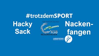 HACKY SACK Nackenfangen  Tutorial für den HackySack  trotzdemSPORT​ im KSB Recklinghausen [upl. by Nav]