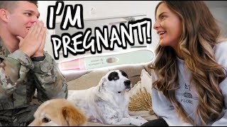 IM PREGNANT FINDING OUT AND TELLING MY HUSBAND EMOTIONAL  Casey Holmes Vlogs [upl. by Irehs22]